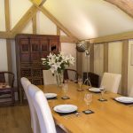 Cowshot Manor barn-dining area2