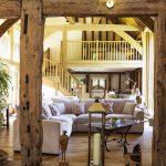 Cowshot Manor barn-living room view