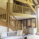 Cowshot Manor barn - stairs