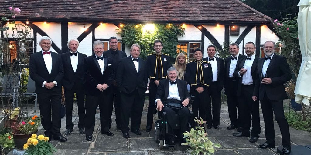 Cowshot Manor staged a charity evening to raise funds for the Gurkha Welfare Trust . Guests enjoyed a Nepalese Feast prepared by Gurkha chefs and enjoyed The Pipes and Drums of the Queens Own Gurkha Logistics Regiment Band
