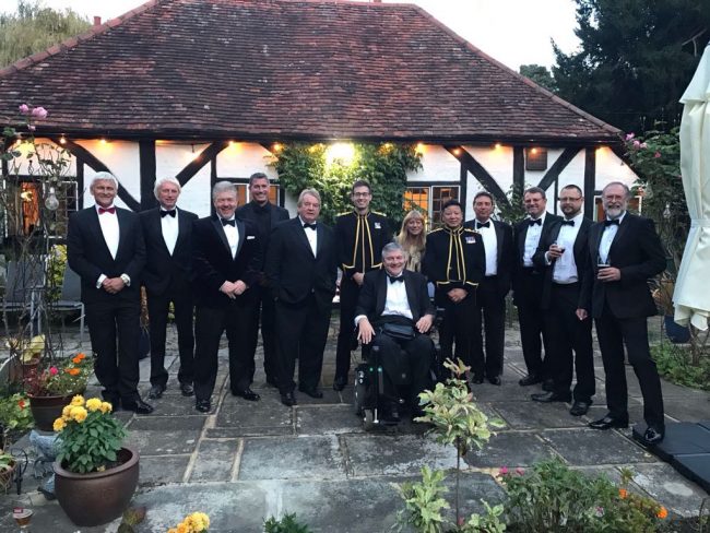 Gurkhas at Cowshot Manor Cowshot Manor staged a charity evening to raise funds for the Gurkha Welfare Trust . Guests enjoyed a Nepalese Feast prepared by Gurkha chefs and enjoyed The Pipes and Drums of the Queens Own Gurkha Logistics Regiment Band